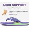 imageKuaiLu Flip Flops Women Yoga Foam Ladies Comfort Arch Support Summer Beach Casual Thong SandalsPurple