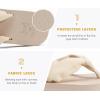 imageKuaiLu Flip Flops for Women with Arch Support Yoga Mat Comfortable Summer Beach Walking Thong Cushion Sandals Slip On Indoor OutdoorBeige