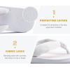 imageKuaiLu Flip Flops for Women with Arch Support Yoga Mat Comfortable Summer Beach Walking Thong Cushion Sandals Slip On Indoor OutdoorWhite