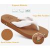 imageKuaiLu Flip Flops for Women with Arch Support Yoga Mat Comfortable Summer Beach Walking Thong Cushion Sandals Slip On Indoor OutdoorWhite Khaki