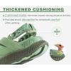 image:imageKuaiLu Womens Orthopedic Walking Sandals Comfortable Plantar Fasciitis Arch Support Sport Recovery Outdoor Casual Sandles Thick Memory Foam Cushion Cross Strap Adjustable SlidesGreen