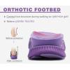image:imageKuaiLu Womens Orthopedic Walking Sandals Comfortable Plantar Fasciitis Arch Support Sport Recovery Outdoor Casual Sandles Thick Memory Foam Cushion Cross Strap Adjustable SlidesPurple