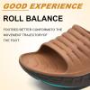 image:imageKuaiLu Mens Recovery Sandals Orthotic Arch Support Open Toe Sport Slides Thick Cushion Orthopedic Plantar Fasciitis Slip On Wide Width Summer Pool Beach WaterproofKhaki Brown