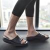 image:imageKuaiLu Mens Recovery Sandals Orthotic Arch Support Open Toe Sport Slides Thick Cushion Orthopedic Plantar Fasciitis Slip On Wide Width Summer Pool Beach WaterproofBlack