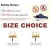 image:imageKuaiLu Mens Recovery Sandals Orthotic Arch Support Open Toe Sport Slides Thick Cushion Orthopedic Plantar Fasciitis Slip On Wide Width Summer Pool Beach WaterproofBlue White