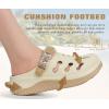 image:imageKuaiLu Womens Classic Recovery Clogs Comfortable Walking Cushion Sandals for Women Relif Plantar Fasciitis Ladies Orthotic Arch Support Slipon Mules Adult Slip Resistant ShoesBeige White