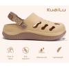 image:imageKuaiLu Womens Classic Recovery Clogs Comfortable Walking Cushion Sandals for Women Relif Plantar Fasciitis Ladies Orthotic Arch Support Slipon Mules Adult Slip Resistant ShoesBeige