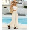 image:imageKuaiLu Flip Flops for Womens Orthotic Chic Platform Sandals with Arch Support Ultra Comfotable Summer Beach Walking Plantar Fasciitis Cushion Sandals Ladies Open toe Outfits Adjustable Flat SandlesBlack