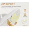 image:imageKuaiLu Flip Flops for Womens Orthotic Chic Platform Sandals with Arch Support Ultra Comfotable Summer Beach Walking Plantar Fasciitis Cushion Sandals Ladies Open toe Outfits Adjustable Flat SandlesWhite