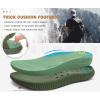 image:imageKuaiLu Mens Hiking Sandals With Arch Support Sport Recovery Athletic Walking Sandals For Man Outdoor Summer Casual Thick Cushion Beach Water Fisherman Sandal Size 715Green