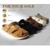 image:imageKuaiLu Womens Clog Sandals with Comfotable Arch Support Chic Platform Cushion Memory Foam Dressy Sandals Summer Travel Beach Walking Slide with Orthopedic Plantar Fasciitis Mules for 2026Khaki