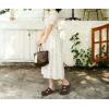 image:imageKuaiLu Womens Clog Sandals with Comfotable Arch Support Chic Platform Cushion Memory Foam Dressy Sandals Summer Travel Beach Walking Slide with Orthopedic Plantar Fasciitis Mules for 2026Brown