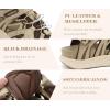 image:imageKuaiLu Womens Closed Toe Hiking Sandals with Orthopedic Arch Support Comfortable Cushion Breathable Summer Outdoor Walking Sandles Beach Travel Adjustable Fisherman Water ShoesBrown Beige