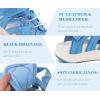image:imageKuaiLu Womens Closed Toe Hiking Sandals with Orthopedic Arch Support Comfortable Cushion Breathable Summer Outdoor Walking Sandles Beach Travel Adjustable Fisherman Water ShoesBlue White