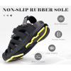 image:imageKuaiLu Womens Closed Toe Hiking Sandals with Orthopedic Arch Support Comfortable Cushion Breathable Summer Outdoor Walking Sandles Beach Travel Adjustable Fisherman Water ShoesBlack