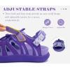 image:imageKuaiLu Womens Closed Toe Hiking Sandals with Orthopedic Arch Support Comfortable Cushion Breathable Summer Outdoor Walking Sandles Beach Travel Adjustable Fisherman Water ShoesPurple