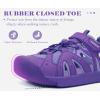 image:imageKuaiLu Womens Closed Toe Hiking Sandals with Orthopedic Arch Support Comfortable Cushion Breathable Summer Outdoor Walking Sandles Beach Travel Adjustable Fisherman Water ShoesPurple
