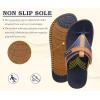 image:imageKuaiLu Womens Orthopedic Flip Flops Comfort Cushion Arch Support Sandals Summer Lightweight Casual Beach Walking Sandles Fashion Trendy Outfit Adjustable Ladies Flat SandalsBlue Khaki