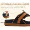 image:imageKuaiLu Womens Orthopedic Flip Flops Comfort Cushion Arch Support Sandals Summer Lightweight Casual Beach Walking Sandles Fashion Trendy Outfit Adjustable Ladies Flat SandalsBlack Khaki