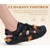 image:imageKuaiLu Womens Orthotic Cushion Sandals Closed Toe Breathable Recovery Sport Hiking Beach Water Athletic Shoes Comfortable Arch Support Walking Fisherman Sandal Relief Plantar FasciitisBlack
