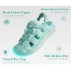 image:imageKuaiLu Womens Orthotic Cushion Sandals Closed Toe Breathable Recovery Sport Hiking Beach Water Athletic Shoes Comfortable Arch Support Walking Fisherman Sandal Relief Plantar FasciitisLake Blue