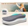 image:imageKuaiLu Womens Orthotic Cushion Sandals Closed Toe Breathable Recovery Sport Hiking Beach Water Athletic Shoes Comfortable Arch Support Walking Fisherman Sandal Relief Plantar FasciitisGrey