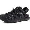 image:imageKuaiLu Womens Orthotic Cushion Sandals Closed Toe Breathable Recovery Sport Hiking Beach Water Athletic Shoes Comfortable Arch Support Walking Fisherman Sandal Relief Plantar FasciitisBlack