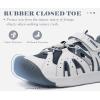 image:imageKuaiLu Womens Orthopedic Closed Toe Walking Sandals with Comfort Arch Support Breathable Beach Travel Hiking Sandles Sport Recovery Cushion Plantar Fasciitis Fisherman Water SandalGrey