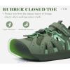image:imageKuaiLu Womens Orthopedic Closed Toe Walking Sandals with Comfort Arch Support Breathable Beach Travel Hiking Sandles Sport Recovery Cushion Plantar Fasciitis Fisherman Water SandalGreen