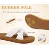 image:imageKuaiLu Dressy Sandals for Women Yoga Mat with Arch Support Comfortable Cushion Lightweight Casual Slides Summer Fashion Beach Pool Slip On Travel Orthotic Shoes Indoor OutdoorWhite Khaki