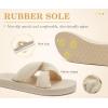 image:imageKuaiLu Dressy Sandals for Women Yoga Mat with Arch Support Comfortable Cushion Lightweight Casual Slides Summer Fashion Beach Pool Slip On Travel Orthotic Shoes Indoor OutdoorBeige