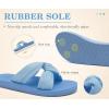 image:imageKuaiLu Dressy Sandals for Women Yoga Mat with Arch Support Comfortable Cushion Lightweight Casual Slides Summer Fashion Beach Pool Slip On Travel Orthotic Shoes Indoor OutdoorBlue