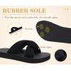 image:imageKuaiLu Dressy Sandals for Women Yoga Mat with Arch Support Comfortable Cushion Lightweight Casual Slides Summer Fashion Beach Pool Slip On Travel Orthotic Shoes Indoor OutdoorBlack