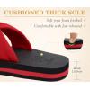 image:imageKuaiLu Dressy Sandals for Women Yoga Mat with Arch Support Comfortable Cushion Lightweight Casual Slides Summer Fashion Beach Pool Slip On Travel Orthotic Shoes Indoor OutdoorBlackRed