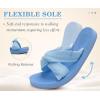 image:imageKuaiLu Dressy Sandals for Women Yoga Mat with Arch Support Comfortable Cushion Lightweight Casual Slides Summer Fashion Beach Pool Slip On Travel Orthotic Shoes Indoor OutdoorBlue