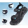 image:imageKuaiLu Mens Orthotic Sandals Comfortable Arch Support Foam Cushion Hiking Walking Sandles Fashion Camouflage Adjustable Sport Recovery Athletic Shoes For Man Urban OutdoorBlack