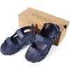 image:imageKuaiLu Mens Orthotic Sandals Comfortable Arch Support Foam Cushion Hiking Walking Sandles Fashion Camouflage Adjustable Sport Recovery Athletic Shoes For Man Urban OutdoorNavy Blue