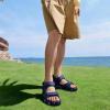 image:imageKuaiLu Mens Orthotic Sandals Comfortable Arch Support Foam Cushion Hiking Walking Sandles Fashion Camouflage Adjustable Sport Recovery Athletic Shoes For Man Urban OutdoorNavy Blue