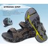 image:imageKuaiLu Mens Orthotic Sandals Comfortable Arch Support Foam Cushion Hiking Walking Sandles Fashion Camouflage Adjustable Sport Recovery Athletic Shoes For Man Urban OutdoorGrey