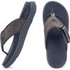 image:imageKuaiLu Mens Orthotic Cushion Flip Flops Mens Athletic Recovery Foam Walking Sandals Lightweight Summer Beach FlipFlop Slides Shoes for Man Soft Comfort Fit amp Arch SupportDark Grey