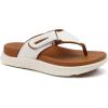 image:imageKuaiLu Mens Orthotic Cushion Flip Flops Mens Athletic Recovery Foam Walking Sandals Lightweight Summer Beach FlipFlop Slides Shoes for Man Soft Comfort Fit amp Arch SupportWhite Khaki