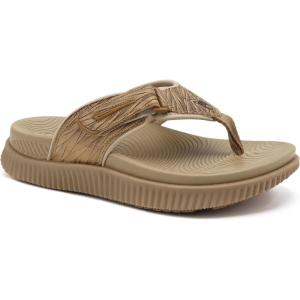 image:imageKuaiLu Mens Orthotic Cushion Flip Flops Mens Athletic Recovery Foam Walking Sandals Lightweight Summer Beach FlipFlop Slides Shoes for Man Soft Comfort Fit amp Arch SupportKhaki Beige