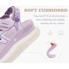 image:imageKuaiLu Womens Orthopedic Walking Sandals Comfortable Plantar Fasciitis Arch Support Sport Recovery Thick Cushion Closed Toe Hiking Sandal Adjustable Strap Casual Travel Beach Outdoor SandlesPurple White