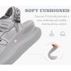 image:imageKuaiLu Womens Orthopedic Walking Sandals Comfortable Plantar Fasciitis Arch Support Sport Recovery Thick Cushion Closed Toe Hiking Sandal Adjustable Strap Casual Travel Beach Outdoor SandlesGrey