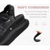 image:imageKuaiLu Womens Orthopedic Walking Sandals Comfortable Plantar Fasciitis Arch Support Sport Recovery Thick Cushion Closed Toe Hiking Sandal Adjustable Strap Casual Travel Beach Outdoor SandlesBlack