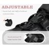 image:imageKuaiLu Womens Orthopedic Walking Sandals Comfortable Plantar Fasciitis Arch Support Sport Recovery Thick Cushion Closed Toe Hiking Sandal Adjustable Strap Casual Travel Beach Outdoor SandlesBlack