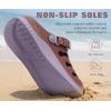 image:imageKuaiLu Womens Classic Recovery Clogs Comfortable Walking Cushion Sandals for Women Relif Plantar Fasciitis Ladies Orthotic Arch Support Slipon Mules Adult Slip Resistant ShoesDark Brown