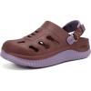 image:imageKuaiLu Womens Classic Recovery Clogs Comfortable Walking Cushion Sandals for Women Relif Plantar Fasciitis Ladies Orthotic Arch Support Slipon Mules Adult Slip Resistant ShoesDark Brown