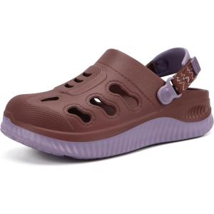 image:imageKuaiLu Womens Classic Recovery Clogs Comfortable Walking Cushion Sandals for Women Relif Plantar Fasciitis Ladies Orthotic Arch Support Slipon Mules Adult Slip Resistant ShoesDark Brown