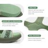 image:imageKuaiLu Womens Orthopedic Walking Sandals with Comfortable Arch Support Plantar Fasciitis Relief Summer Outdoor Hiking Sport Recovery Adjustable Strap Athletic Chunky Cushion ShoesGreen
